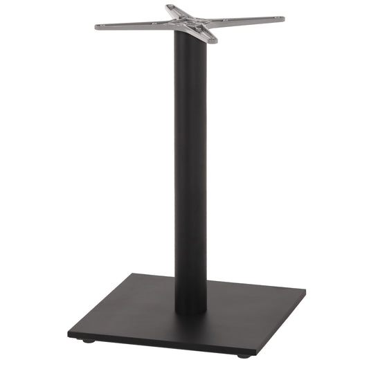 Base For Table Hm475.20 Aluminum Grey-46x46cm Cross- 46Χ46Χ72hcm.