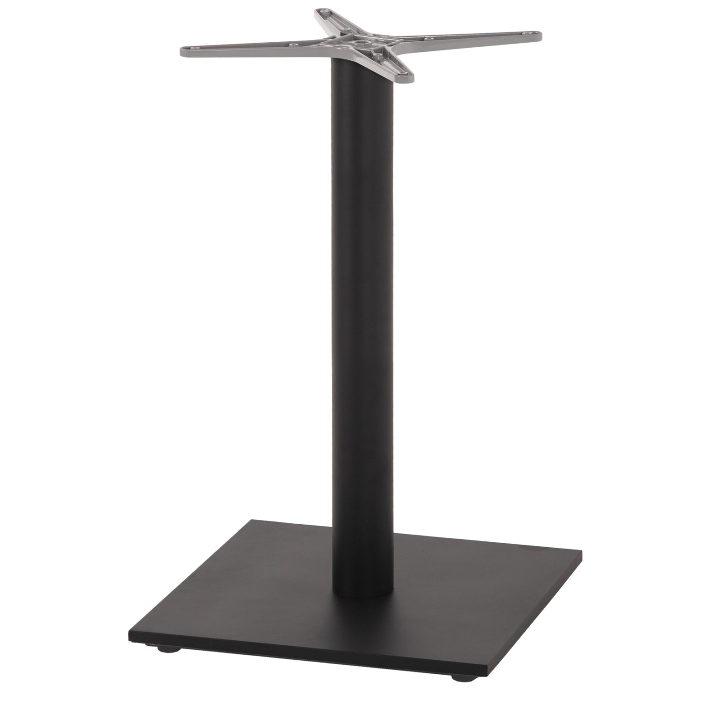 Base For Table Hm475.20 Aluminum Grey-46x46cm Cross- 46Χ46Χ72hcm.