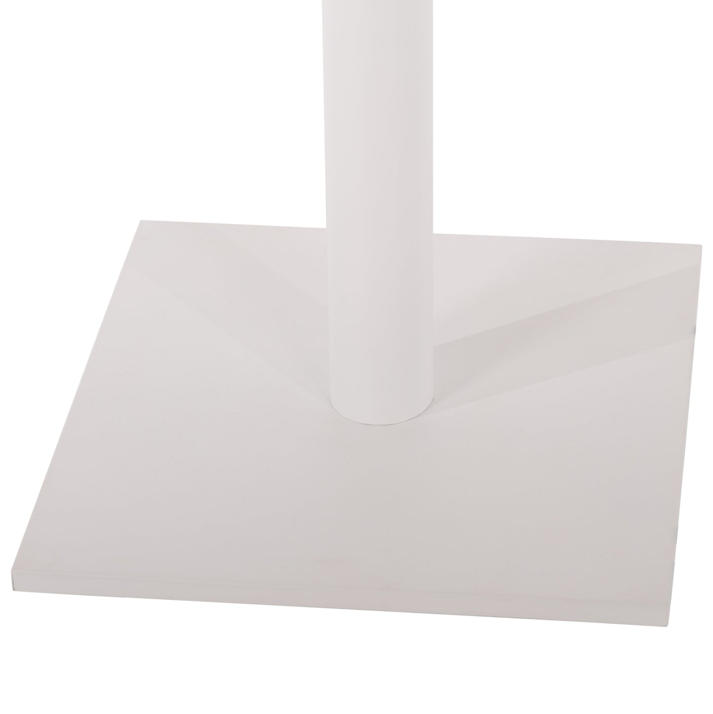 Base For Table Hm475.02 Aluminum Matte White-46x46cm Cross- 46Χ46Χ72hcm.