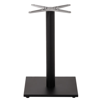 Base For Table Hm475.01 Aluminum Matte Black-46x46cm Cross 46Χ46Χ72hcm.