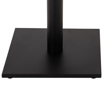 Base For Table Hm475.01 Aluminum Matte Black-46x46cm Cross 46Χ46Χ72hcm.