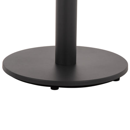 Table Base Aluminum Hm476.20 Round In Grey 48x48cm Cross Φ45Χ72hcm.
