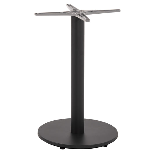 Table Base Aluminum Hm476.20 Round In Grey 48x48cm Cross Φ45Χ72hcm.