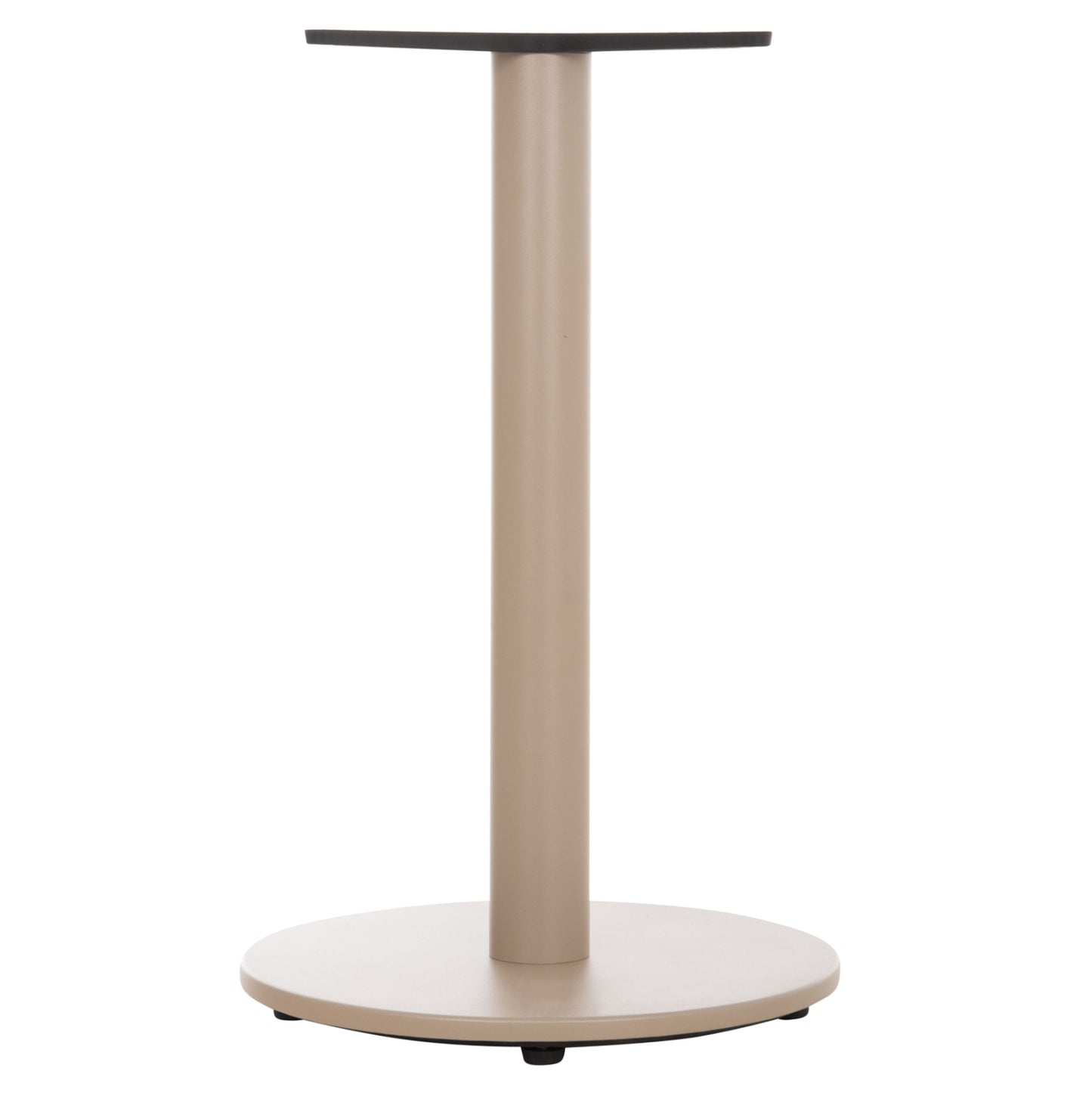 Round Table Base Hm476.25 Aluminum In Cappuccino Φ45Χ72hcm.--cross 48x48cm