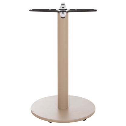 Round Table Base Hm476.25 Aluminum In Cappuccino Φ45Χ72hcm.--cross 48x48cm