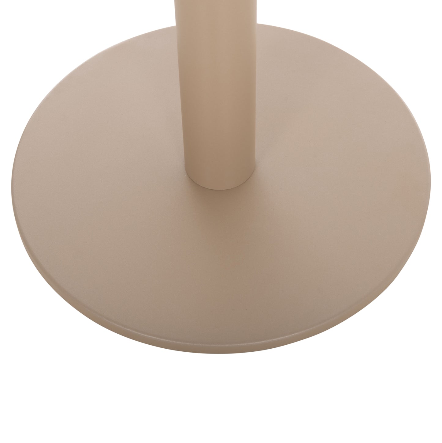 Round Table Base Hm476.25 Aluminum In Cappuccino Φ45Χ72hcm.--cross 48x48cm