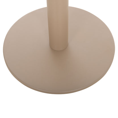 Round Table Base Hm476.25 Aluminum In Cappuccino Φ45Χ72hcm.--cross 48x48cm