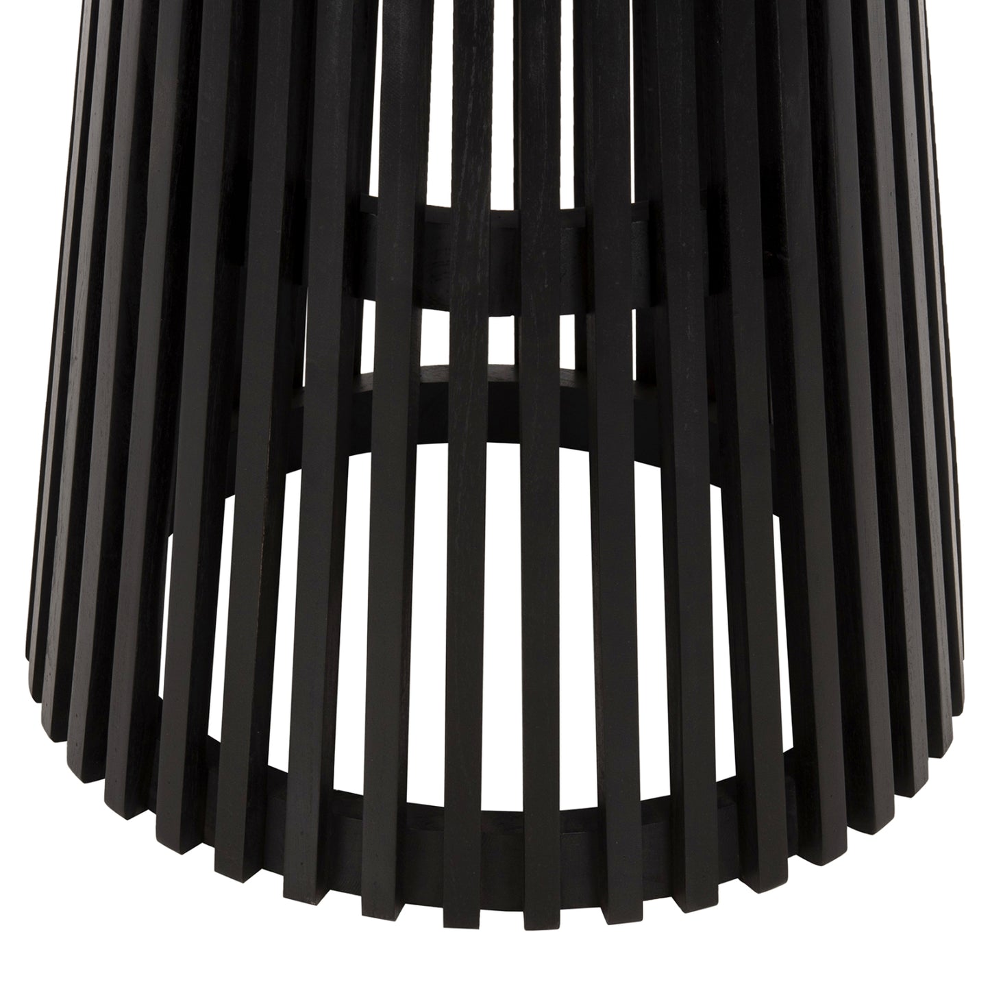 Indoor Table Legs Hm9459.02 Mindi Wood In Black Φ60x75.5hcm.