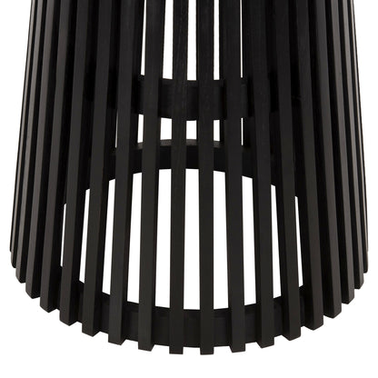 Indoor Table Legs Hm9459.02 Mindi Wood In Black Φ60x75.5hcm.