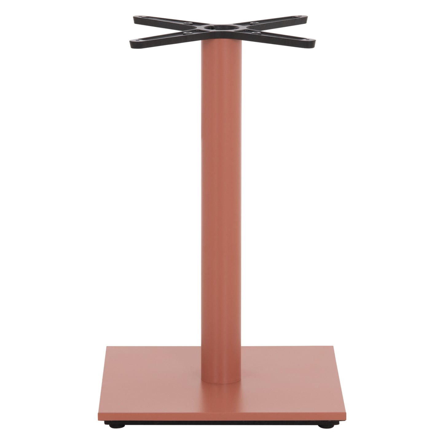 Table Base Hm438.27 Metal In Terracotta-height Adjusters 46x46x72hcm.