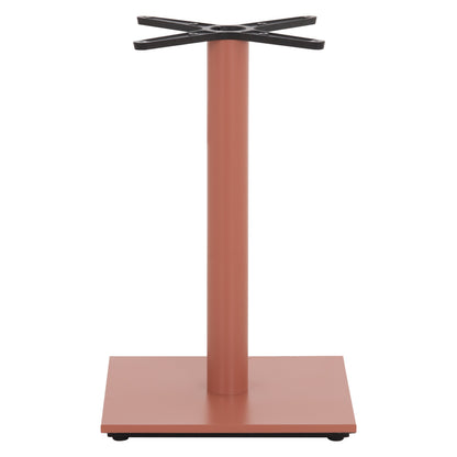 Table Base Hm438.27 Metal In Terracotta-height Adjusters 46x46x72hcm.