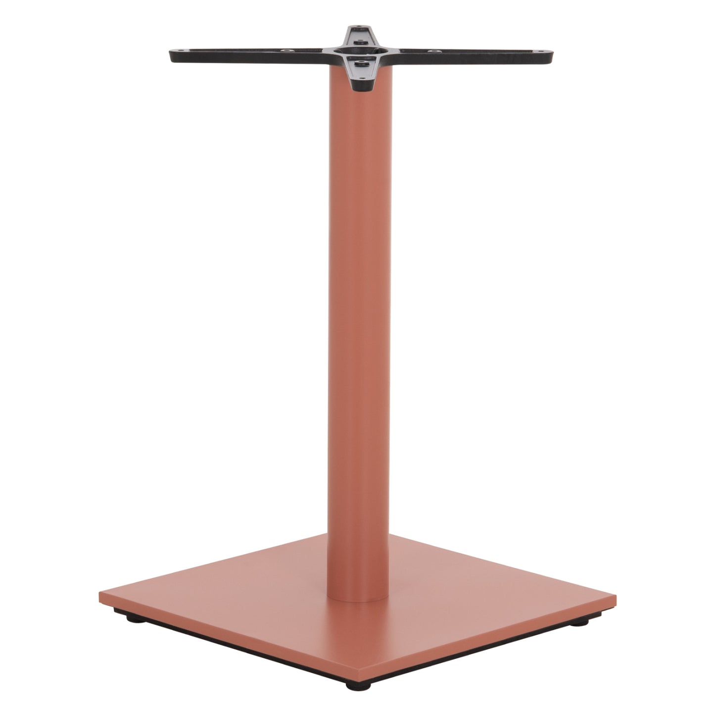 Table Base Hm438.27 Metal In Terracotta-height Adjusters 46x46x72hcm.