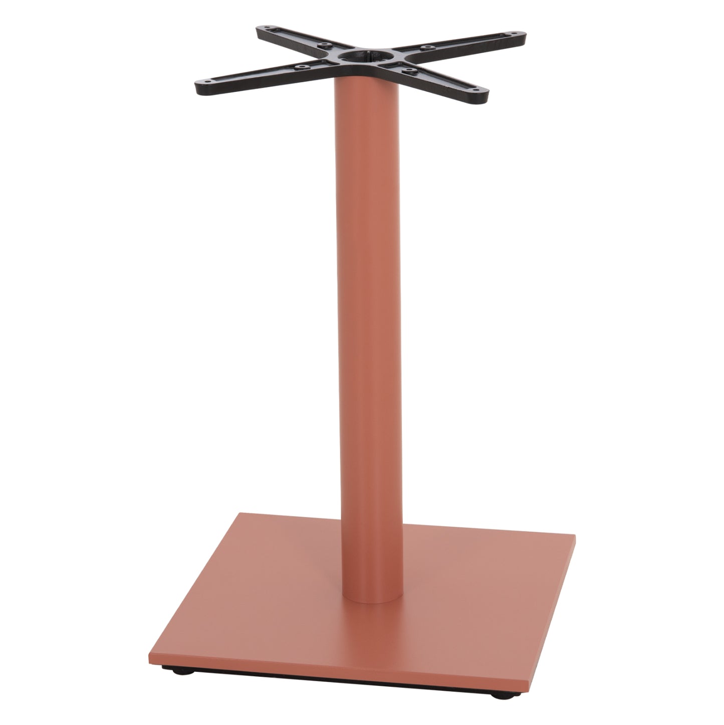 Table Base Hm438.27 Metal In Terracotta-height Adjusters 46x46x72hcm.