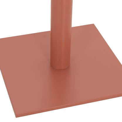 Table Base Hm438.27 Metal In Terracotta-height Adjusters 46x46x72hcm.