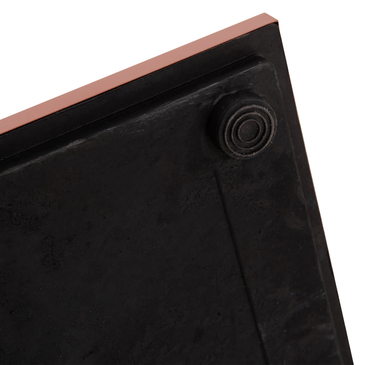 Table Base Hm438.27 Metal In Terracotta-height Adjusters 46x46x72hcm.