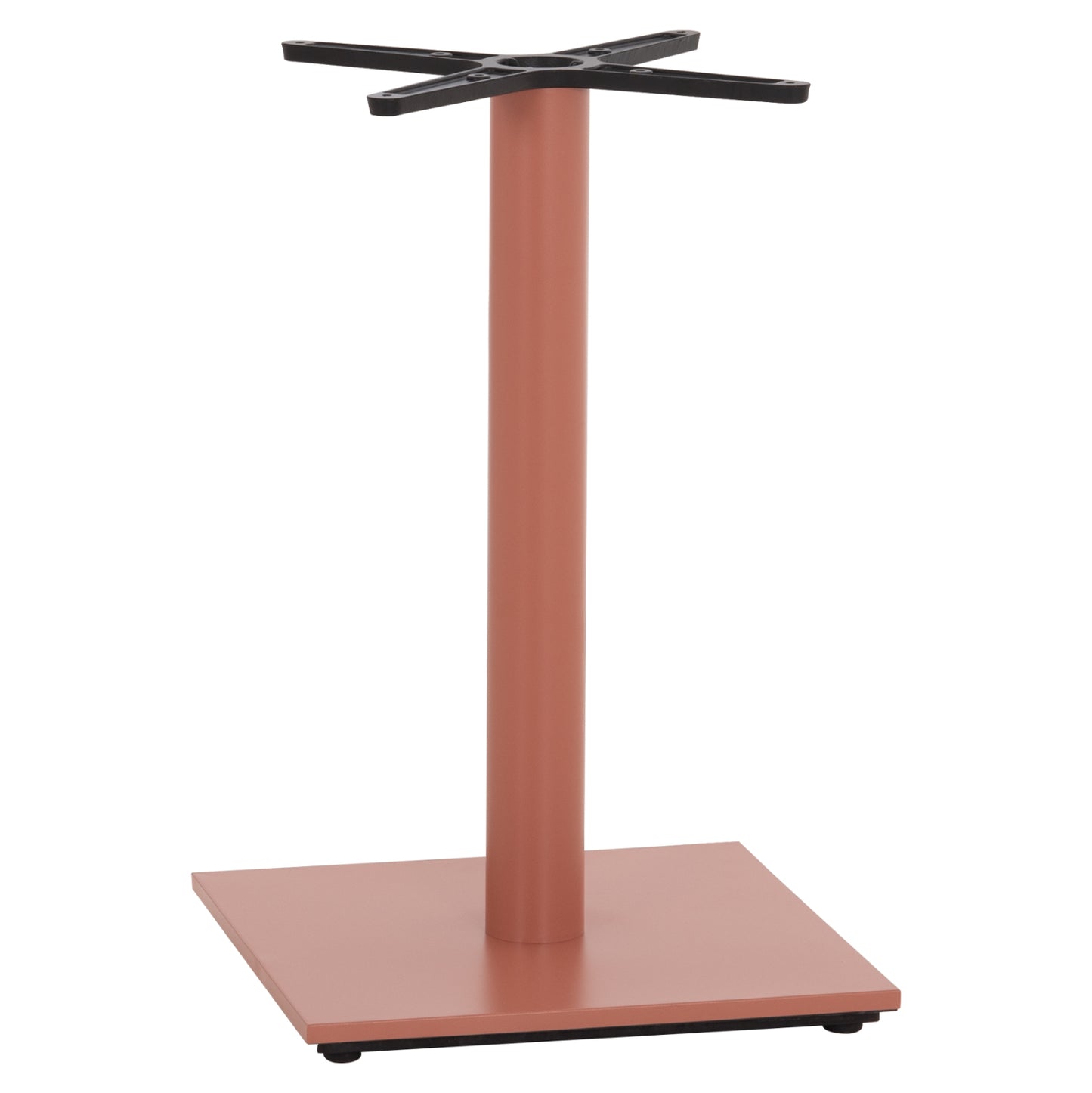 Table Base Hm438.27 Metal In Terracotta-height Adjusters 46x46x72hcm.