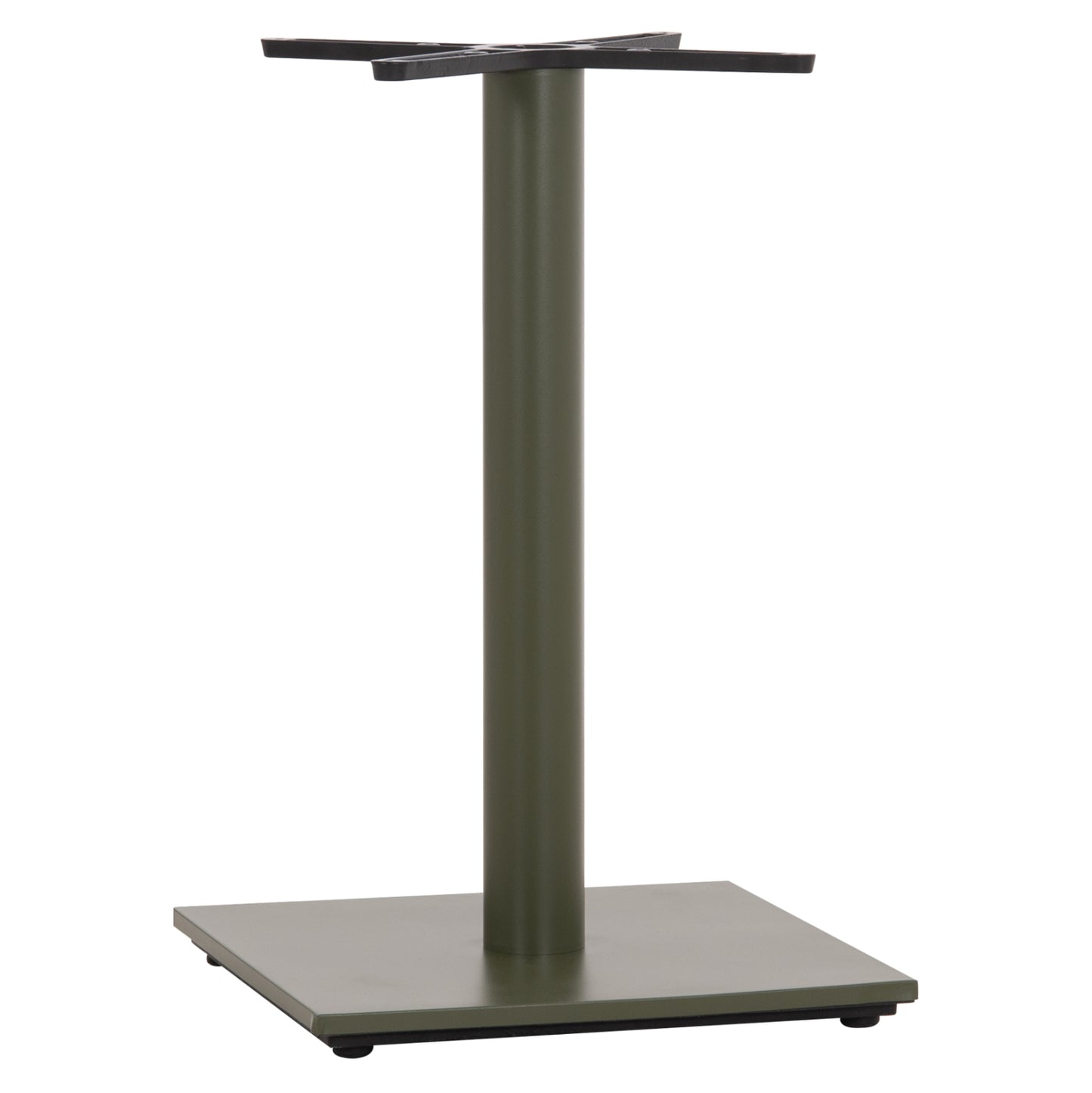 Table Base Hm438.28 Metal In Green-height Adjusters 46x46x72hcm.