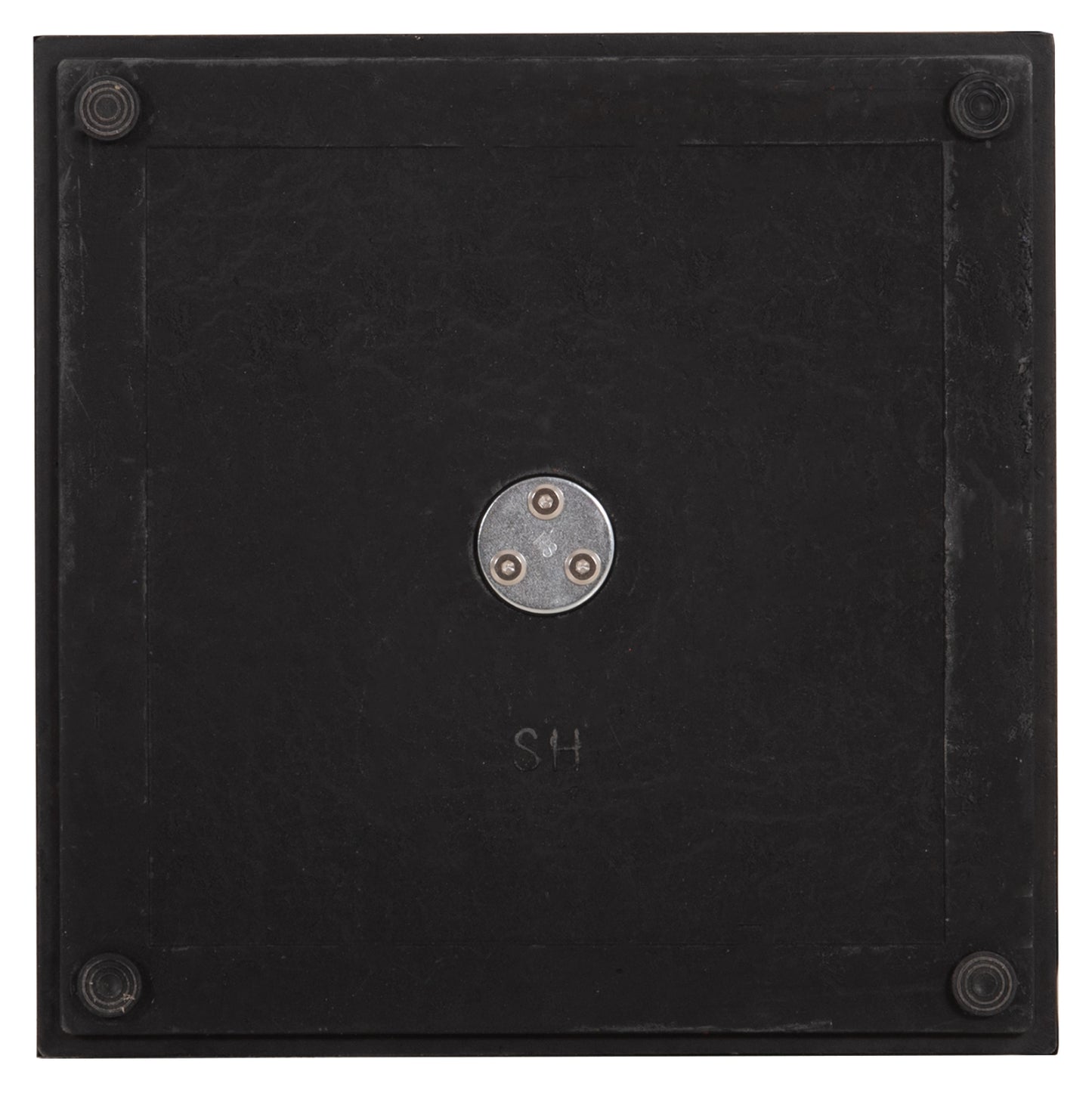 Table Base Hm438.28 Metal In Green-height Adjusters 46x46x72hcm.