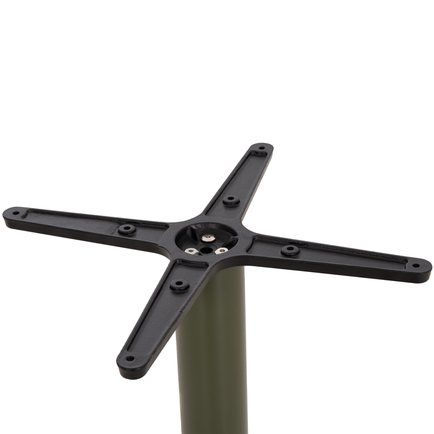 Table Base Hm438.28 Metal In Green-height Adjusters 46x46x72hcm.