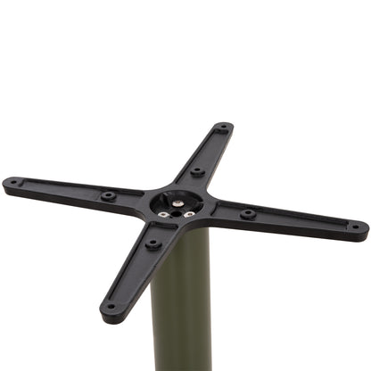 Table Base Hm438.28 Metal In Green-height Adjusters 46x46x72hcm.