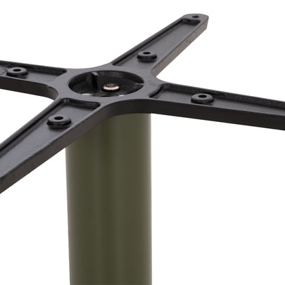 Table Base Hm438.28 Metal In Green-height Adjusters 46x46x72hcm.