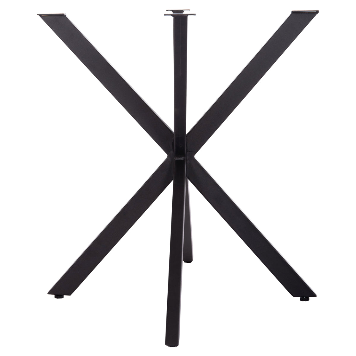 Table Base/legs Metal In Cross Design Hm6255 For Tabletop 120x80cm--black