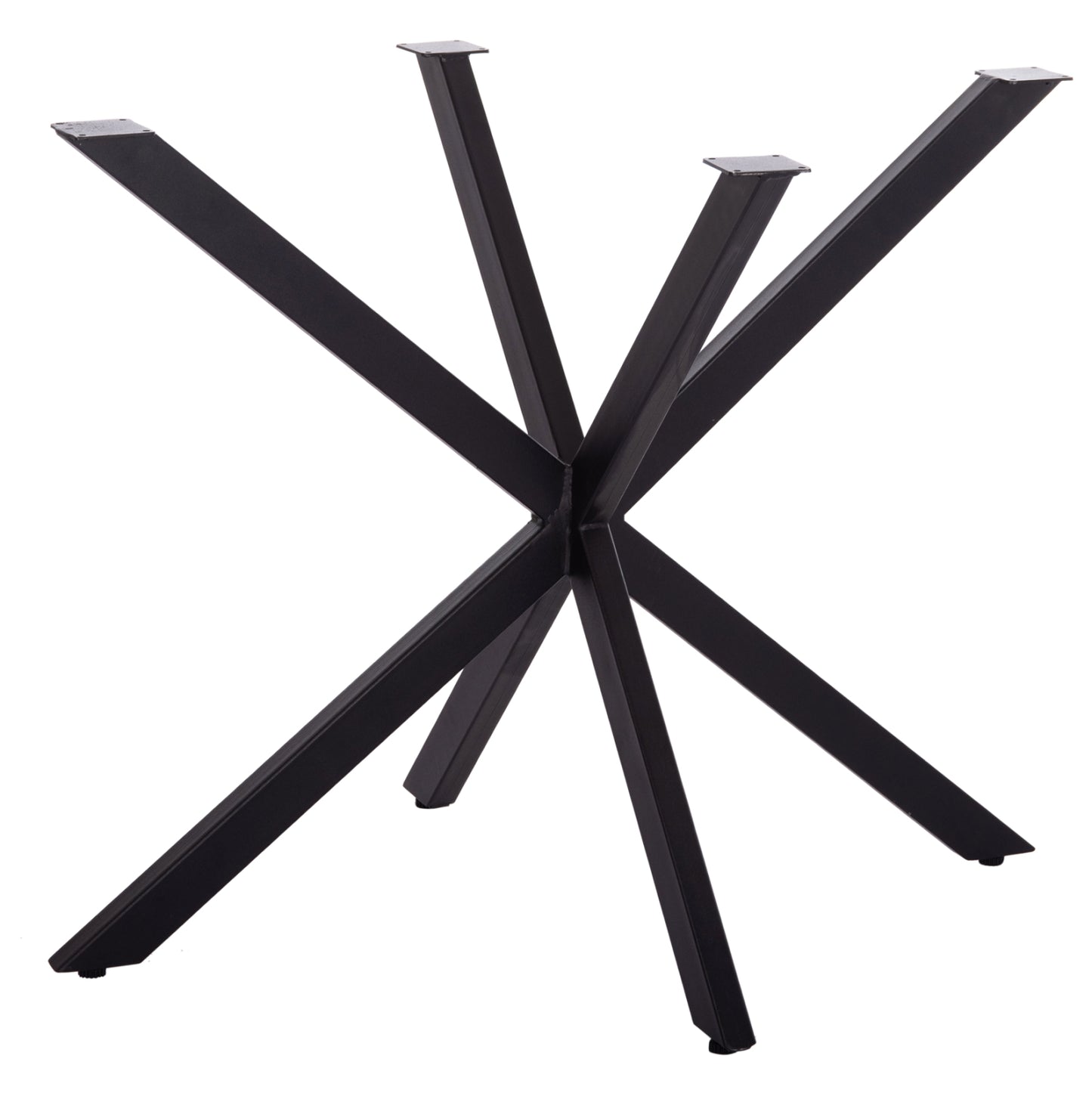 Table Base/legs Metal In Cross Design Hm6255 For Tabletop 120x80cm--black