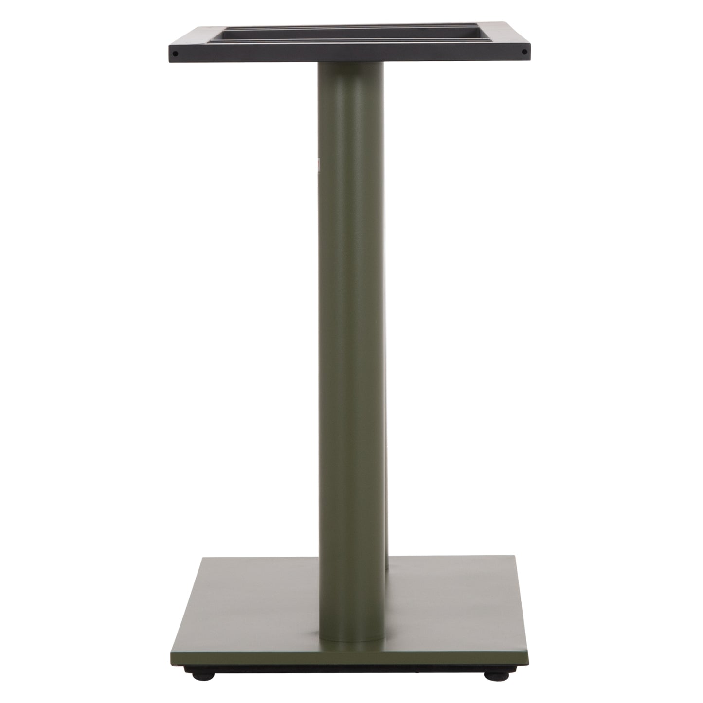 Base For Table Hm435.28 Metal Double In Green With Height Adjusters 80Χ40Χ72hcm.
