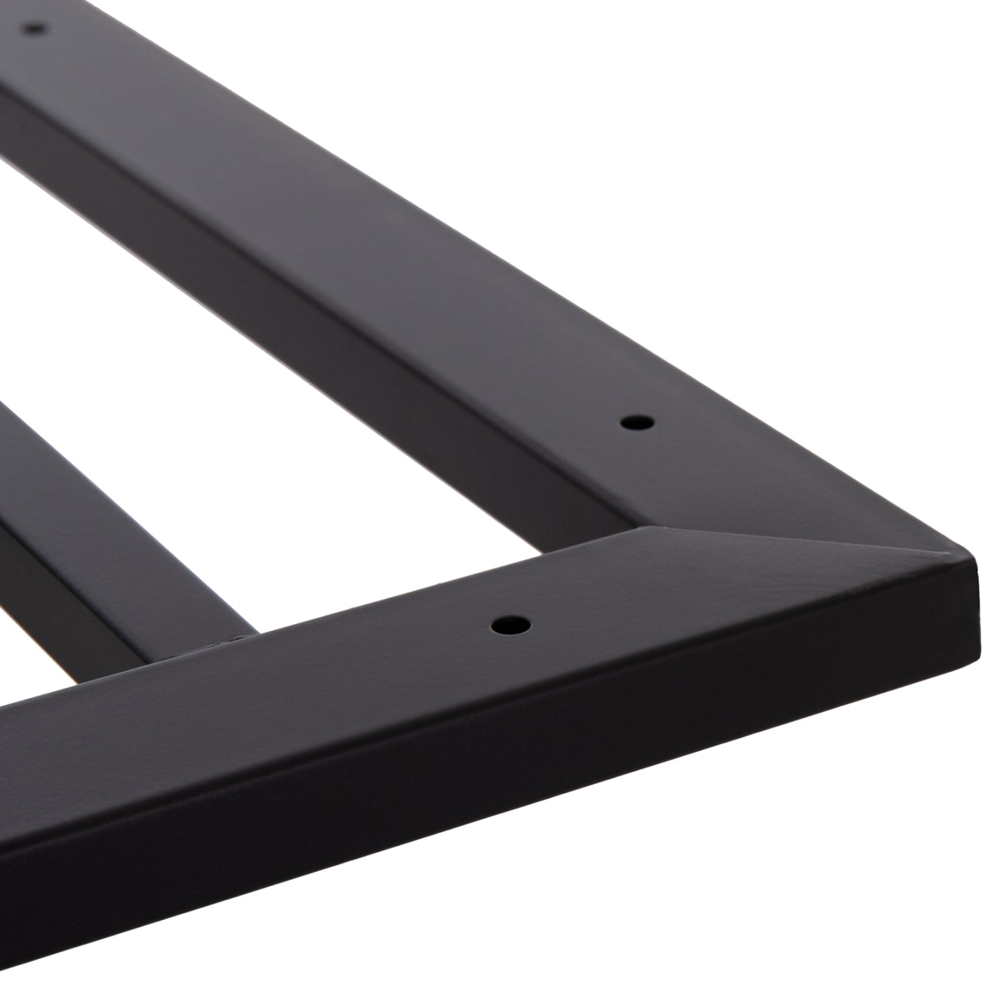 Double Base For Table Hm461.13 Chromed Aluminum With Height Adjusters 100x60x73hcm