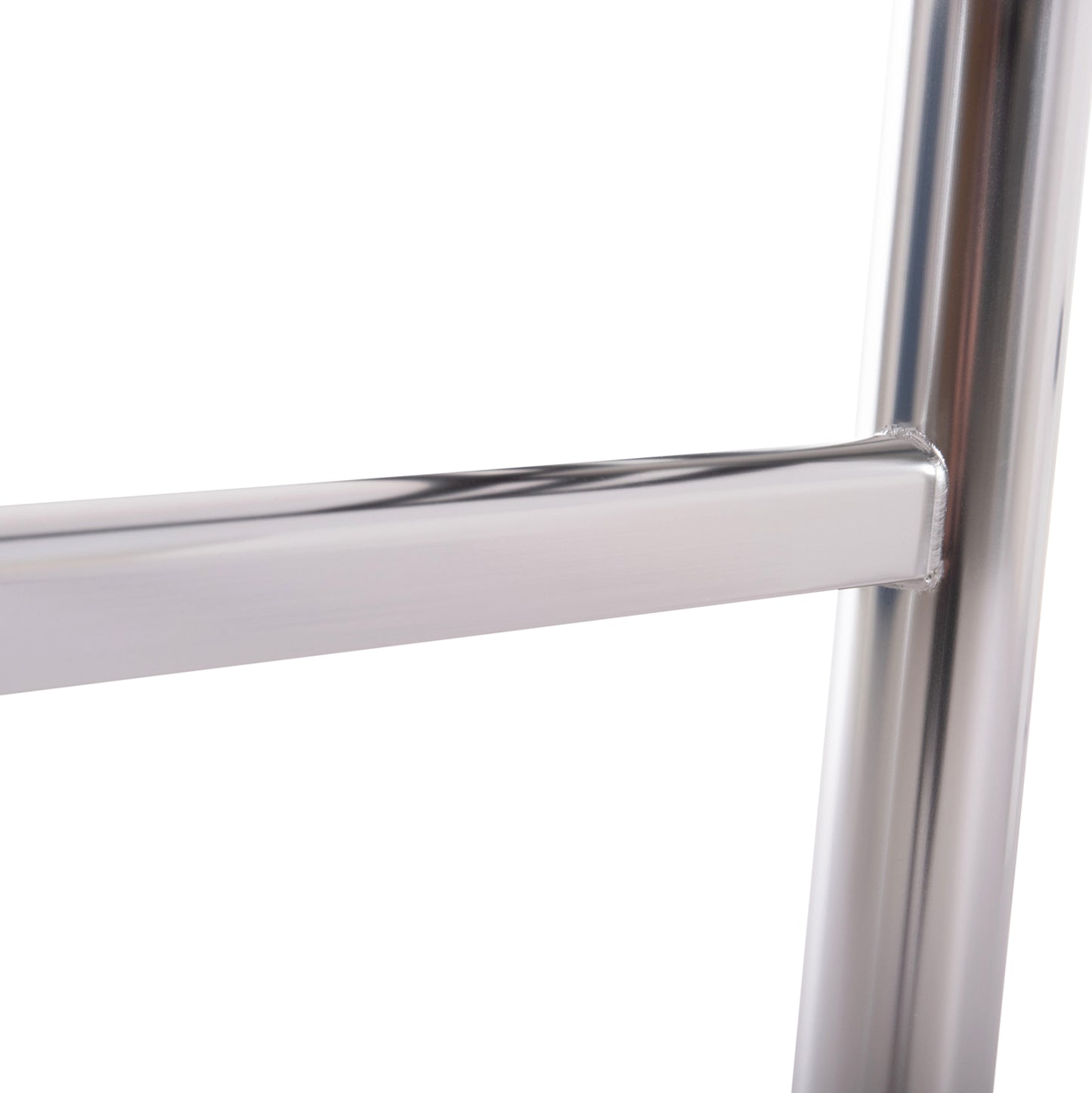 Double Base For Table Hm461.13 Chromed Aluminum With Height Adjusters 100x60x73hcm