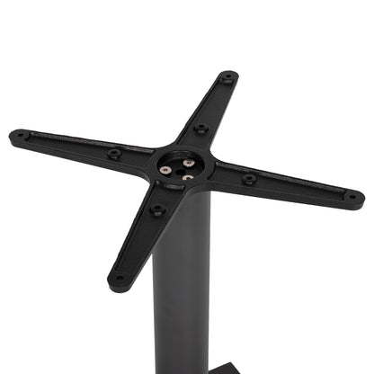 Base For Table Hm438.20 Matte Grey Metal With Height Adjusters 45Χ45Χ71.5hcm.