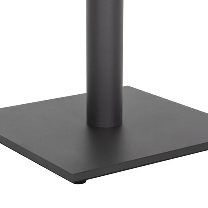 Base For Table Hm438.20 Matte Grey Metal With Height Adjusters 45Χ45Χ71.5hcm.