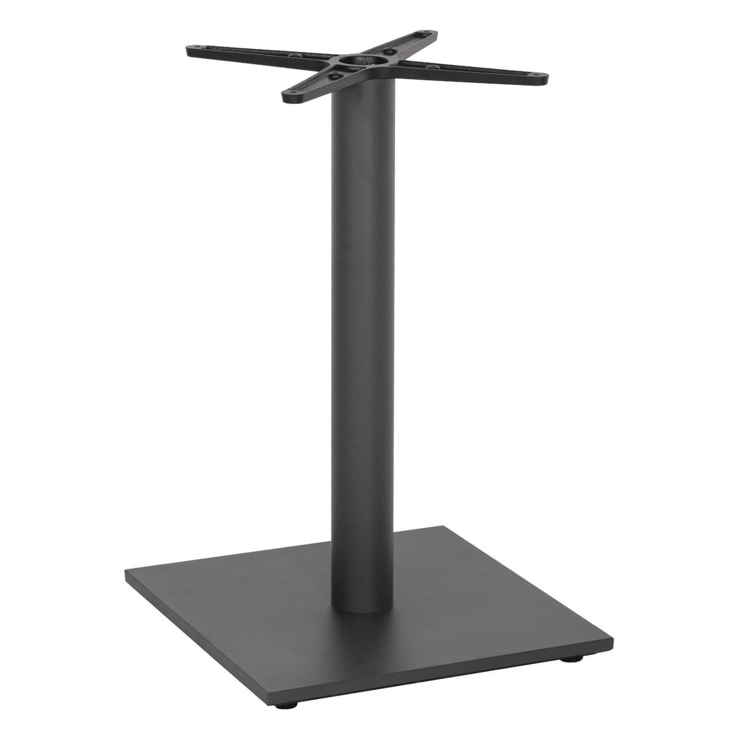 Base For Table Hm438.20 Matte Grey Metal With Height Adjusters 45Χ45Χ71.5hcm.