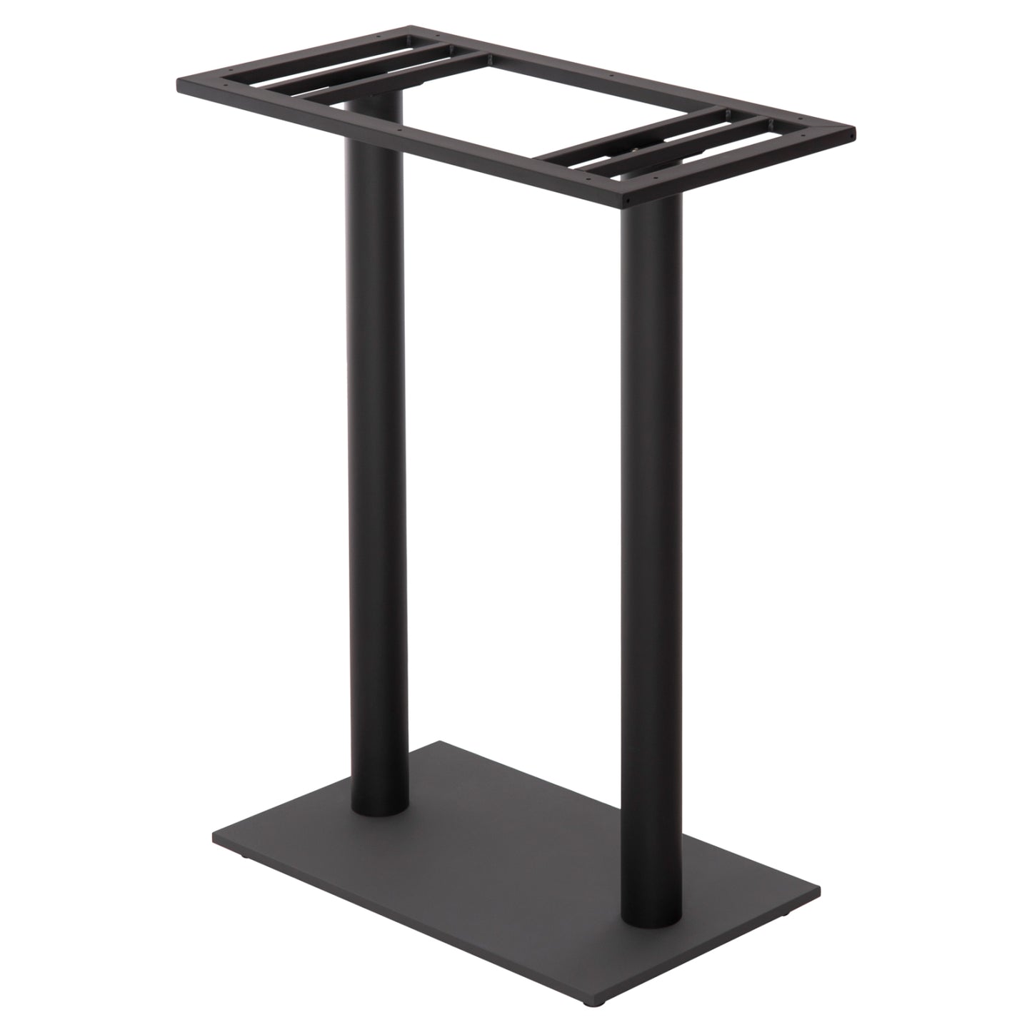 Base For Bar Table Hm480.01 Two Legs-metal In Black Color 80x40x108hcm.
