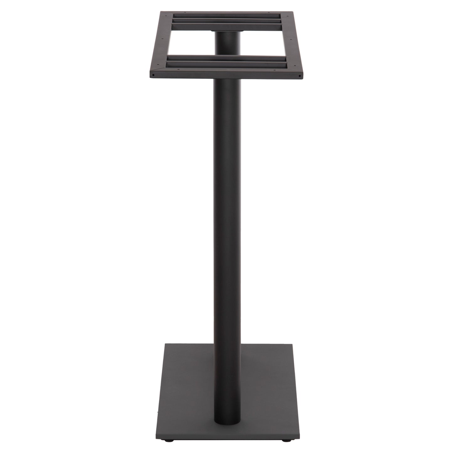 Base For Bar Table Hm480.01 Two Legs-metal In Black Color 80x40x108hcm.