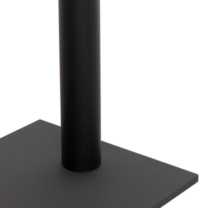 Base For Bar Table Hm480.01 Two Legs-metal In Black Color 80x40x108hcm.