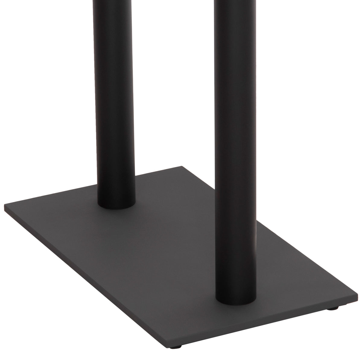 Base For Bar Table Hm480.01 Two Legs-metal In Black Color 80x40x108hcm.