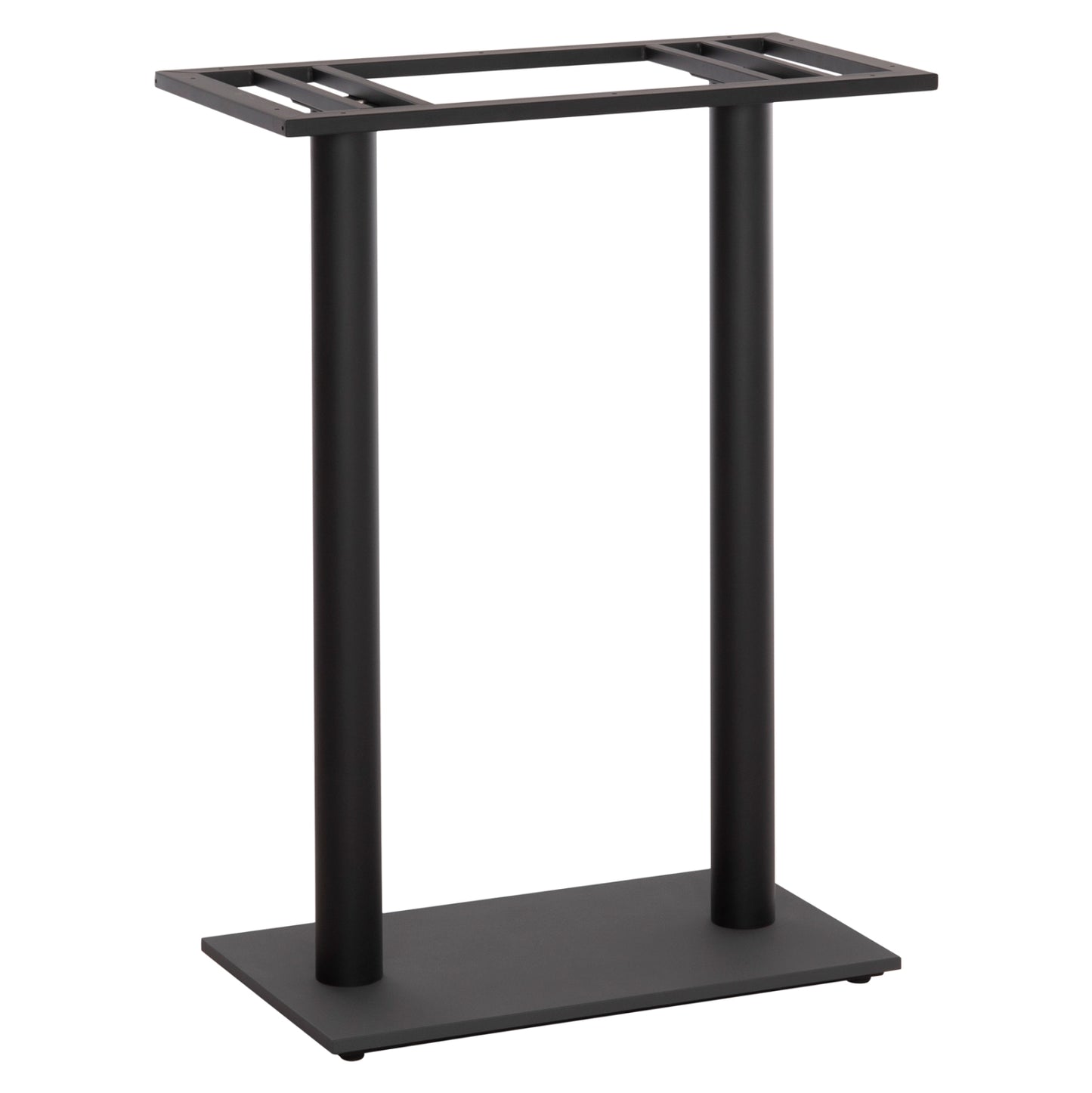 Base For Bar Table Hm480.01 Two Legs-metal In Black Color 80x40x108hcm.