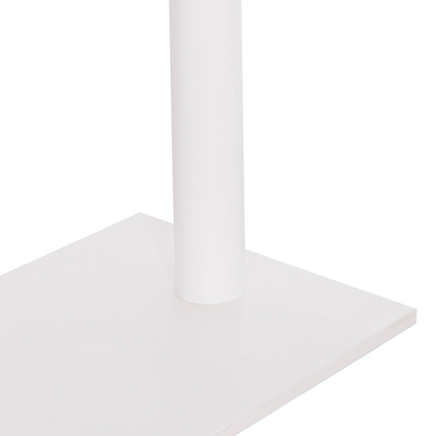 Base For Bar Table Hm480.02 Two Legs-metal In White Matte Color 80x40x108hcm.