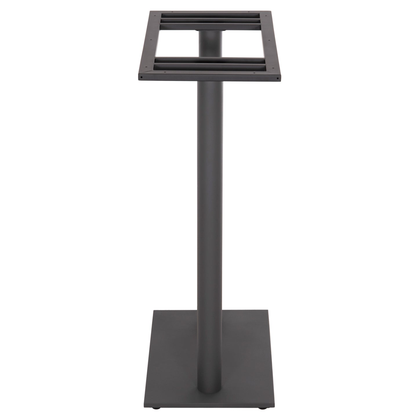Base For Bar Table Hm480.20 Two Legs-metal In Grey Color 80x40x108hcm.