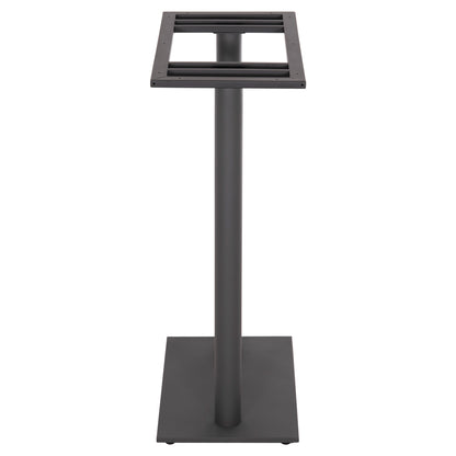 Base For Bar Table Hm480.20 Two Legs-metal In Grey Color 80x40x108hcm.