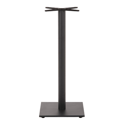 Base For Bar Table Hm439.20 Matte Grey Metal With Height Adjusters 46Χ46Χ108hcm.