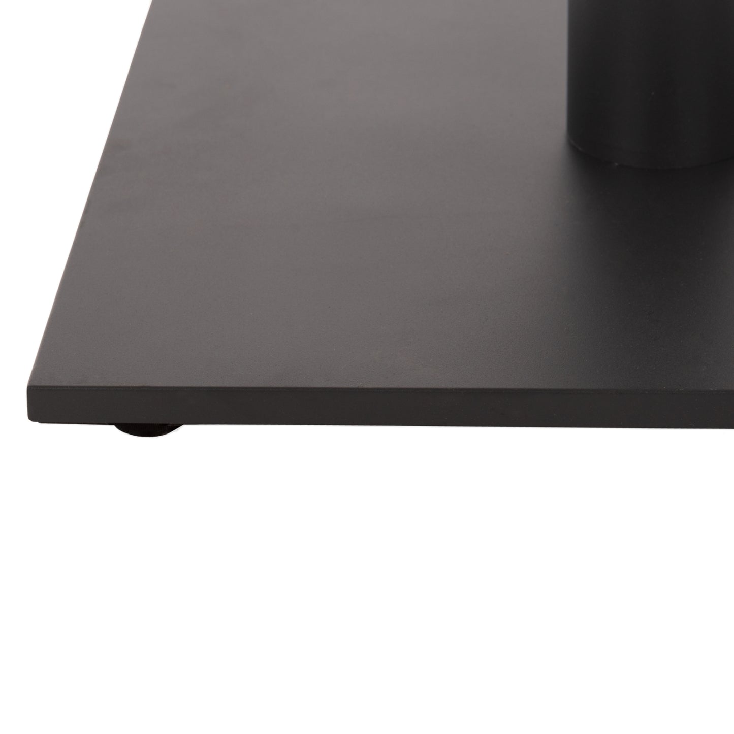 Base For Bar Table Hm439.20 Matte Grey Metal With Height Adjusters 46Χ46Χ108hcm.