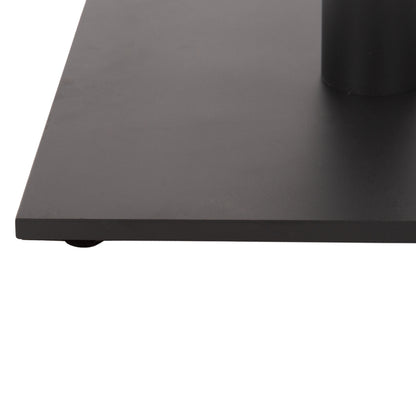Base For Bar Table Hm439.20 Matte Grey Metal With Height Adjusters 46Χ46Χ108hcm.