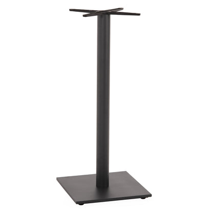 Base For Bar Table Hm439.20 Matte Grey Metal With Height Adjusters 46Χ46Χ108hcm.