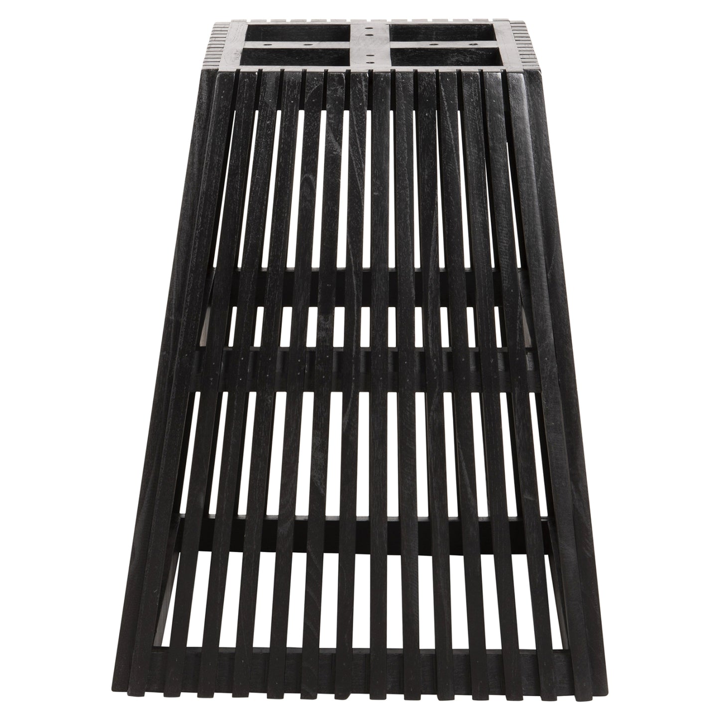 Indoor Table Base Square Frantz Hm9460.02 Indoors-mindi Wood In Black Color 60x60x75hcm.