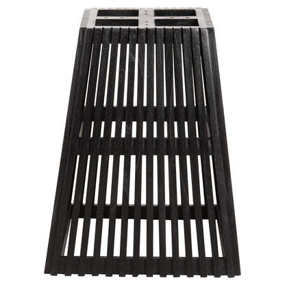 Indoor Table Base Square Frantz Hm9460.02 Indoors-mindi Wood In Black Color 60x60x75hcm.