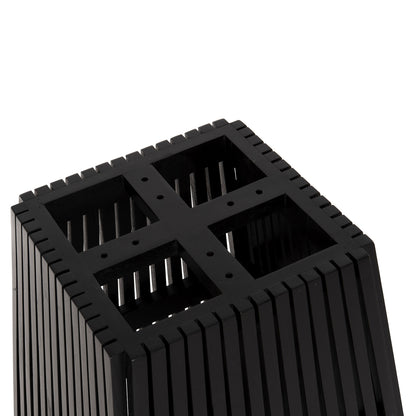 Indoor Table Base Square Frantz Hm9460.02 Indoors-mindi Wood In Black Color 60x60x75hcm.