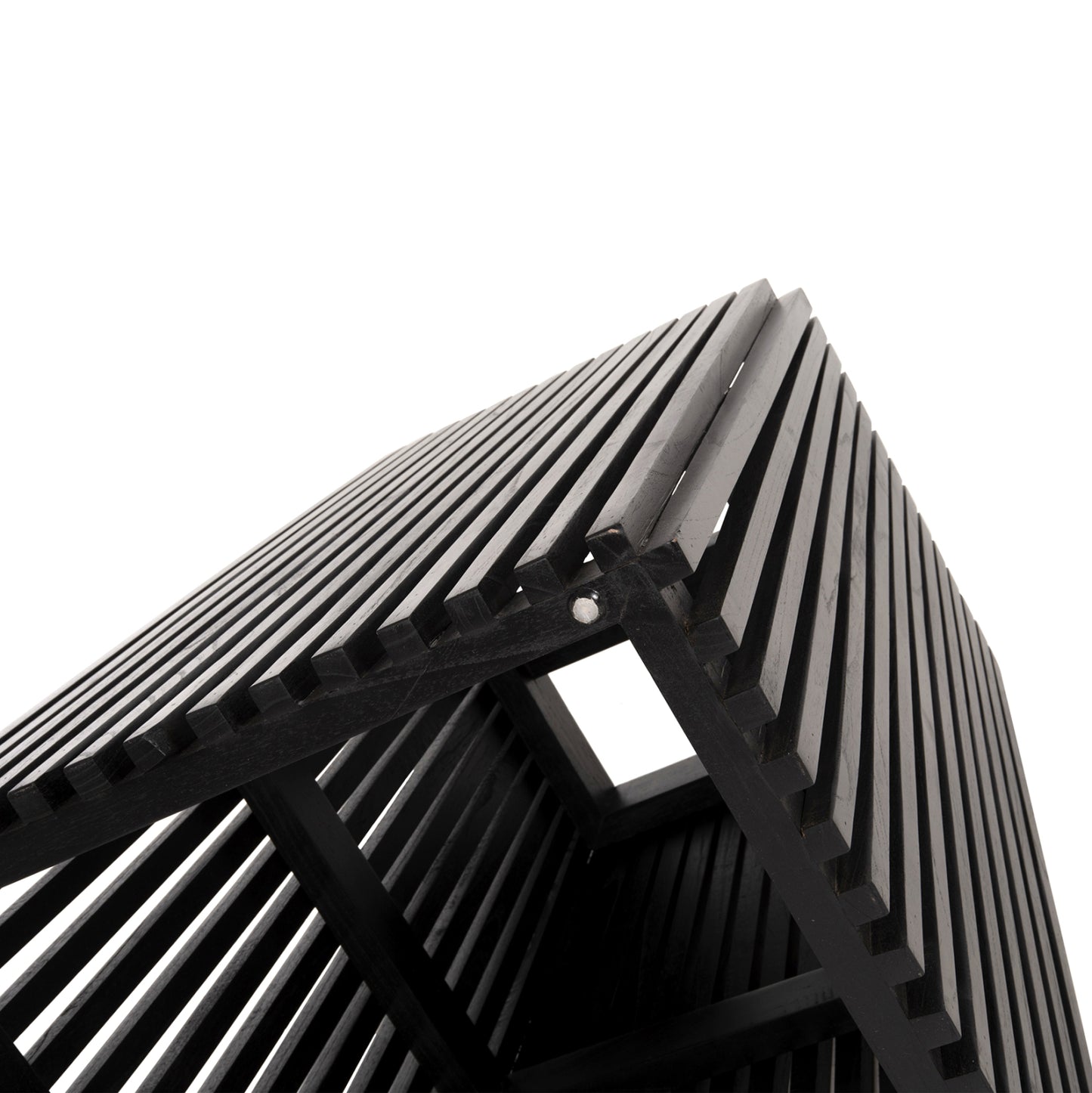 Indoor Table Base Square Frantz Hm9460.02 Indoors-mindi Wood In Black Color 60x60x75hcm.