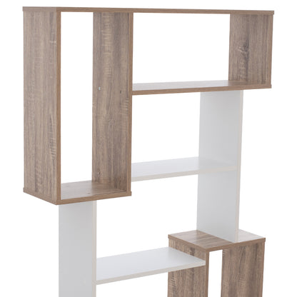 Bookcase  Shay Hm8768.01 85x22x140 White